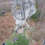 Skalný útvar - Ve¾ký Budzogáò (výka 14 m)